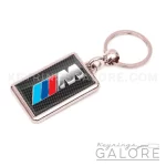 bmw m sport silver plated metal keyring with original design