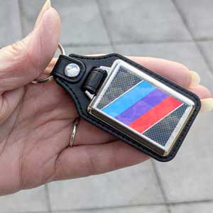 Aftermarket Leather Look Keyring Suitable For BMW M Sport Owners photo review