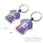 crystal palace 24/25 home shirt keyring front and rear view