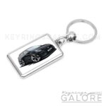 ford puma 2025 in agate black encased inside a metal keyring