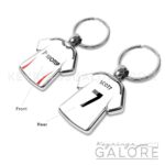 fulham 25/26 home shirt keyring front and rear view