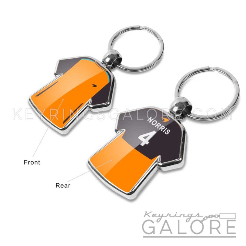 Team Shirt Keyring Keychain Ideal For Any Lando Norris Mclaren F1 Fan