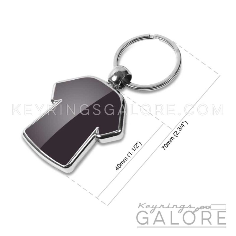 leicester city 25/26 home kit shirt keyring dimensions