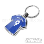 leicester city 25/26 home kit shirt keyring