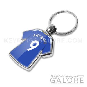 leicester city 25/26 home kit shirt keyring