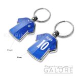 chelsea 25/26 home shirt keyring front and rear view