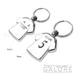 real madrid 24/25 shirt keyring front and rear view
