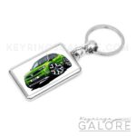 2023 vauxhall mokka in green encased inside a metal keyring