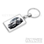 2023 vauxhall mokka in white encased inside a metal keyring