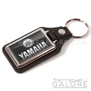 yamaha leather look keyring